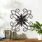 Set of 2 20"L Traditional Clematis Pattern Iron Scroll Outdoor Wall Decor